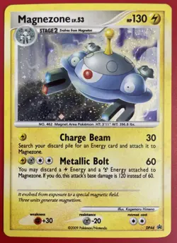 Pokemon Magnezone DP44 - Diamond and Pearl Black Star Promo Holo - Image 3