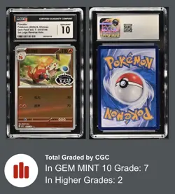 Crocalor Stamped 0407/08 CBB1C S-Chinese Gem Pack | CGC 10 (POP 7) | Pokemon - Image 3