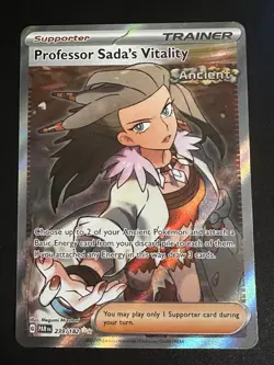 Professor Sada's Vitality 239/182 Pokemon Paradox Rift Ultra Rare Full Art NM - Image 1