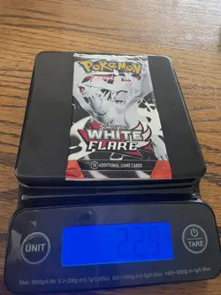 15 HEAVY 22.8g+ Pokemon TCG SV 10.5 White Flare Booster Packs Sealed! GOD PACKU! - Image 2