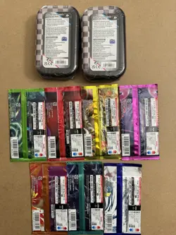 Pokemon TCG 2 Black/white Tins, 7 JPN Packs Lot, Sealed - Image 2