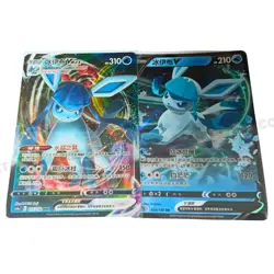 Pokemon TCG S-Chinese Eevee Full Set of 16 Cards CS4aC RR & VMAX RRR Glaceon NM - Image 4