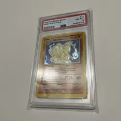 1999 Pokemon Set Unlimited Ninetales Rare Holo #12/102 PSA 8 - Image 1