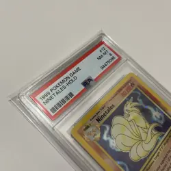 1999 Pokemon Set Unlimited Ninetales Rare Holo #12/102 PSA 8 - Image 2