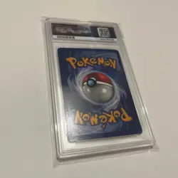 1999 Pokemon Set Unlimited Ninetales Rare Holo #12/102 PSA 8 - Image 3