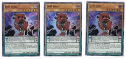 Yugioh D/D Dog ROTD-EN091 Super Rare NM x3 Play Set 1st ed - Image 1