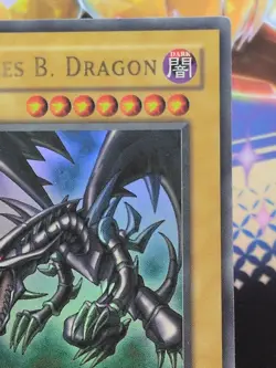 Yugioh 1st Edition Red-Eyes Black Dragon SDJ-001 Holo Rare LP - Image 3