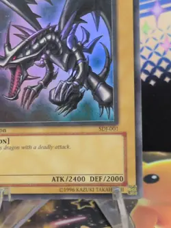 Yugioh 1st Edition Red-Eyes Black Dragon SDJ-001 Holo Rare LP - Image 5