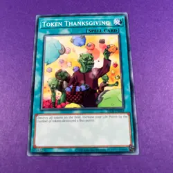DCR-EN041 Token Thanksgiving Common 25th Anniversary Edition Yugioh Card TCG - Image 2