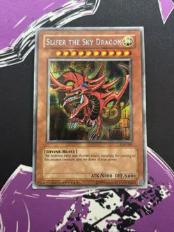 Yugioh Slifer the Sky Dragon GBI-001 Secret Rare Unlimited Duel Monsters HP - Image 1