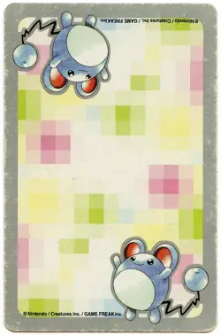 2000 Lanturn 5 of Hearts Pokemon Silver Part 2 Playing Card Japan Original - Image 3