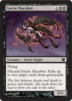 MTG magic cards 1x Faerie Macabre - Foil Modern Masters NM-Mint, English - Image 1