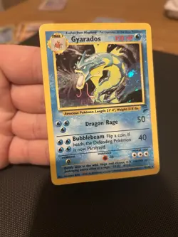 Pokemon Card Gyarados 7/130 Holo Base Set 2 Rare WOTC - Image 1