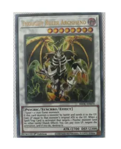 BROL-EN070 Thought Ruler Archfiend Ultra Rare 1st Edition YuGiOh Card - Image 1