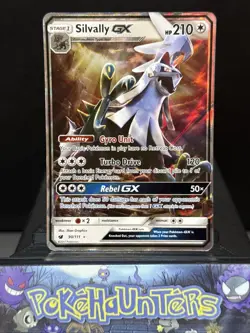 Pokemon Card Silvally GX 90/111 Crimson Invasion Half Art Ultra Rare Near Mint - Image 1