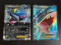 Pokemon Rare Holo Cards Sharpedo Ex Half Full Art Primal Clash 91/160 152/160 - Image 1