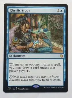 MTG - Rhystic Study - Jumpstart 169 - Regular Rare - Game Changer Card Draw - Image 1