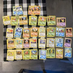 Pokemon Base Set 2 Uncommon Card Lot Of 61 - Image 1