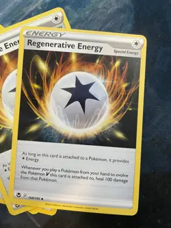 *NEAR MINT 4-CARD PLAY SET* Regenerative Energy 168/195 Pokemon Silver Tempest - Image 2