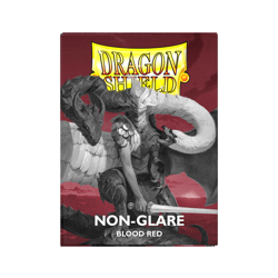 1 pack of 100 Dragon Shield Blood Red Matte Nonglare Standard Sized Card Sleeves - Image 3
