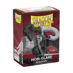 1 pack of 100 Dragon Shield Blood Red Matte Nonglare Standard Sized Card Sleeves - Image 4