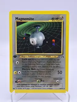 Magnemite 26/75 1st Edition | Neo Discovery | Non Holo Pokemon Card NM - Image 1