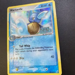 Wartortle 43/100 Uncommon Crystal Guardians Reverse Holo Pokemon Card - Image 1