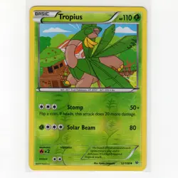 Pokemon TCG Tropius 12/108 XY Roaring Skies Reverse Holo Card EN-LP 2015 - Image 1