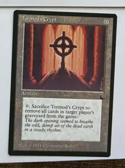 Tormod’s Crypt - The Dark 1994 MTG - NM Vintage Magic Card - Image 1