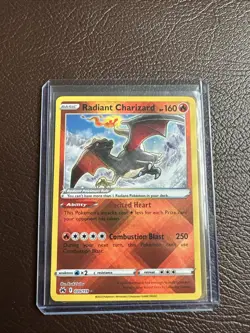 Pokemon TCG Radiant Charizard Crown Zenith Holo Ultra Rare Card 020/159 - Image 1