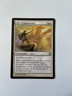 Gift of Immortality Theros Regular (LP) MTG Playing Card - Image 1
