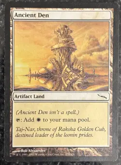 Ancient Den Mirrodin Regular Common LP Magic The Gathering Card - Image 1