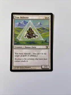MTG True Believer Tenth Edition Magic the Gathering Card LP - Image 1