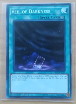 Yu-Gi-Oh Veil of Darkness SR06-EN029 Structure Deck Lair Of Darkness 1st Ed Card - Image 1