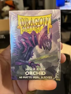 60-Pk Dragon Shield DUAL MATTE Card Sleeves Mini/Japanese Size ORCHID Purple New - Image 1