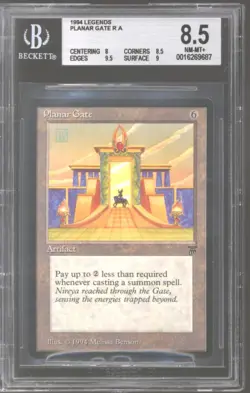Magic MTG Legends Planar Gate BGS 8.5 (8, 8.5, 9.5, 9) NEAR MINT NM - Image 1