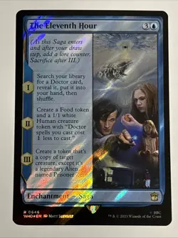 MTG Universes Beyond: Doctor Who The Eleventh Hour Surge Foil 0646 NM Rare - Image 1