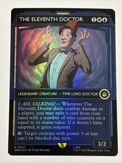 MTG Universes Beyond: Doctor Who The Eleventh Doctor Showcase Foil 0562 NM Rare - Image 1
