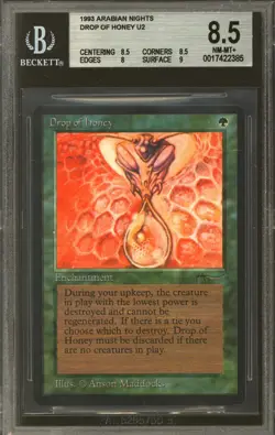 Magic MTG Arabian Nights Drop of Honey BGS 8.5 (8.5, 8.5, 8, 9) NEAR MINT NM - Image 1