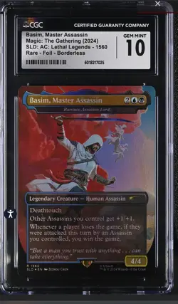 Basim, Master Assassin Mtg (2024) SLD: AC: Lethal Legends - 1560 Rare - Foil - Image 1