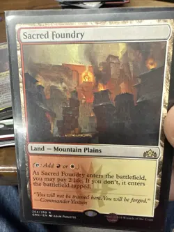 MTG - Sacred Foundry - Guilds Of Ravinica (254/259) - Rare - Image 1