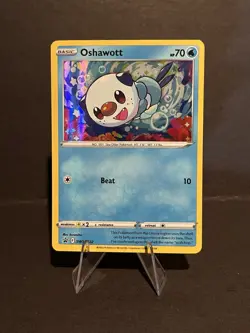 Oshawott SWSH222 Pokemon TCG Black Star Promo Card 2022 Holo - Image 2