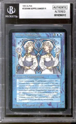Magic MTG Alpha Vesuvan Doppelganger BGS AA LIGHTLY PLAYED LP Inked Surface INK - Image 1