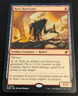 MTG - Rust Harvester - Edge of Eternities - Pack Fresh!! - Image 1