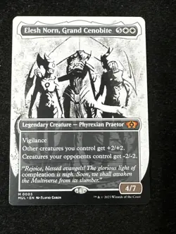 Elesh Norn Grand Cenobite MUL MTG Showcase Borderless NM Multiverse Legends 0003 - Image 1