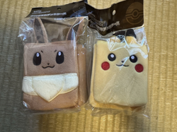 Pokemon Card Game Scarlet & Violet Plush Deck Case Pikachu & Eevee Set JAPAN NEW - Image 1
