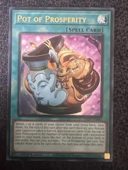 Yugioh Pot of Prosperity RA01-EN066 Ultra Rare 1st Edition NM - Image 1