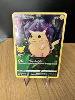 Pokemon Pikachu Celebrations Full Art Holo Card 005/025 Near Mint Condition - Image 1