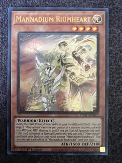Yugioh Mannadium Riumheart CYAC-EN012 Ultra Rare 1st Edition NM - Image 1