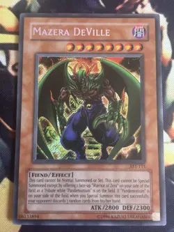 Yugioh: Mazera DeVille - AST-111 - Secret Rare - Unlimited - LP - Image 1
